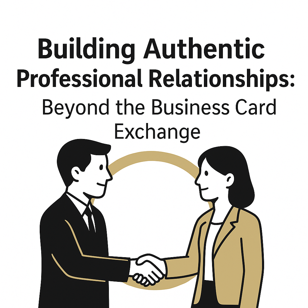 Building Authentic Professional Relationships: Beyond the Business Card Exchange